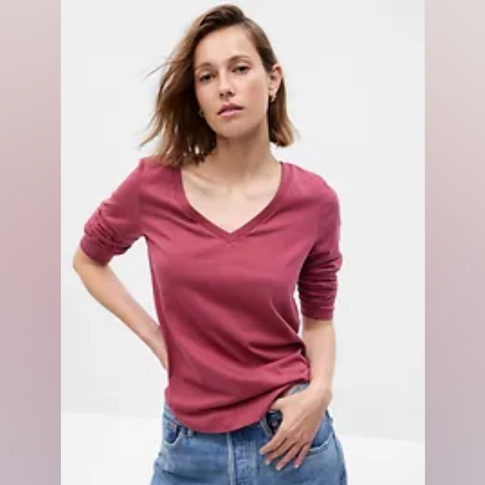 Gap V Neck Long Sleeve